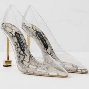 NWT Jessica Rich "So Fancy" Snake Stilettos, Size 39